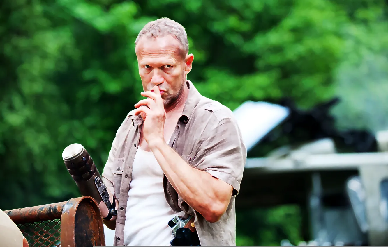 Photo wallpaper The Walking Dead, The walking dead, Michael Rooker, Michael Rooker