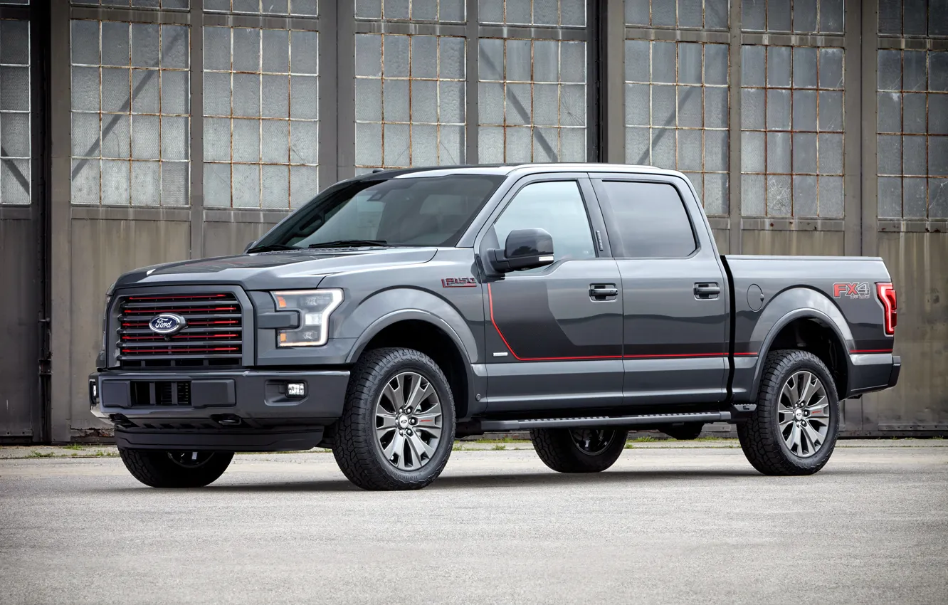 Photo wallpaper Ford, Ford, pickup, F-150, 2015, Lariat Apperance Package