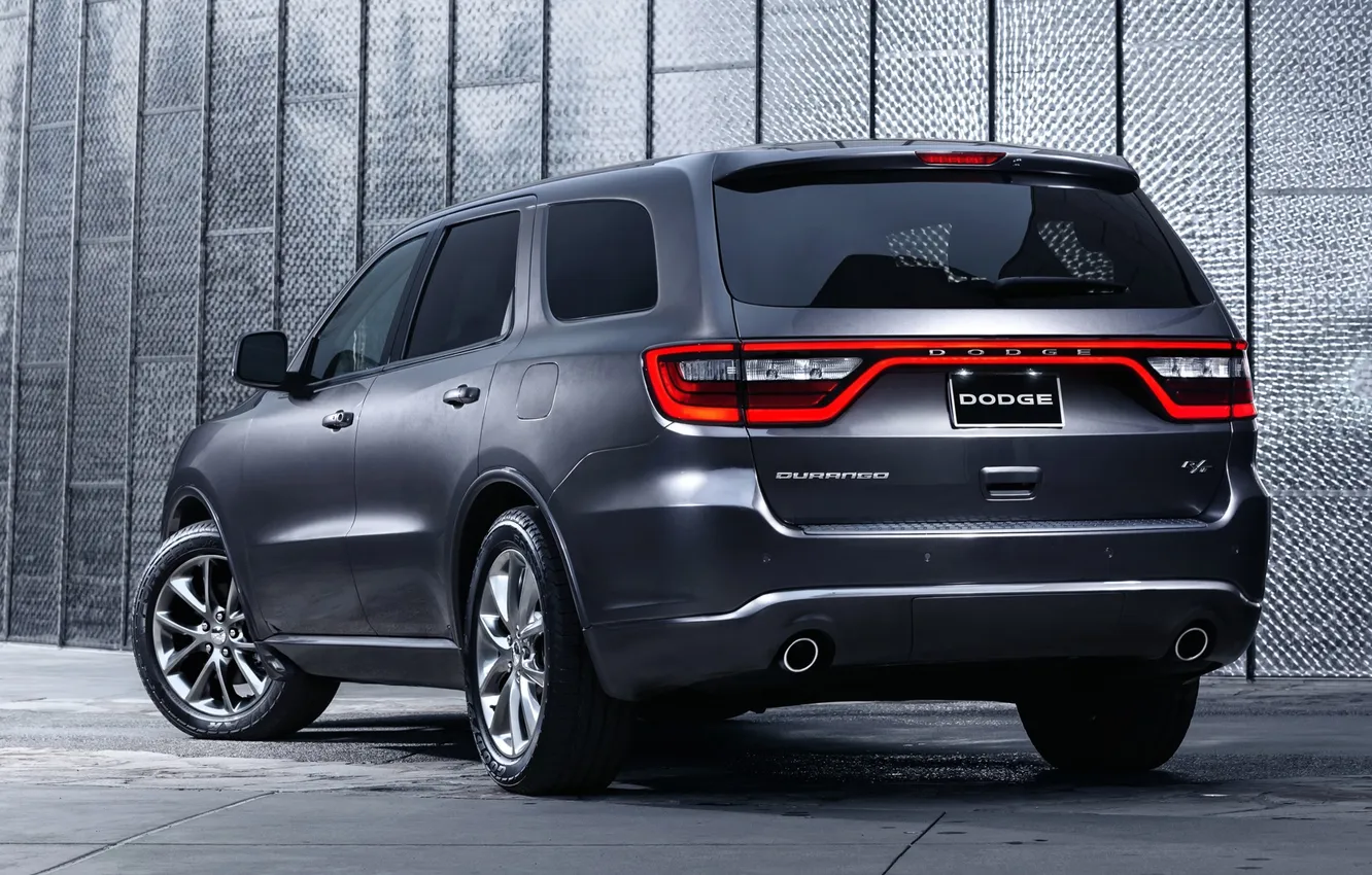 Photo wallpaper auto, Wallpaper, view, back, Dodge, Durango, R/T