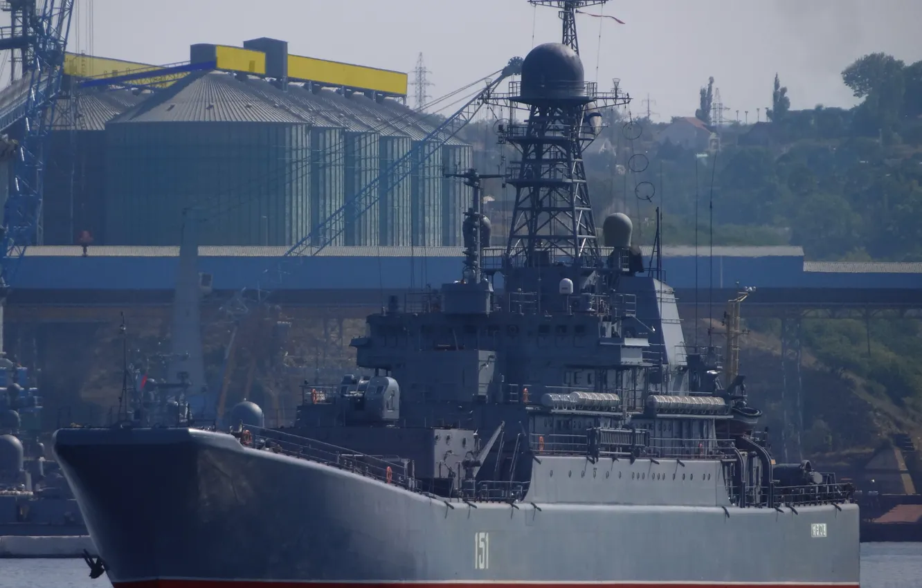 Photo wallpaper ship, large, Navy, landing, Sevastopol, The Black Sea Fleet, &ampquot;Azov&ampquot;, BDK