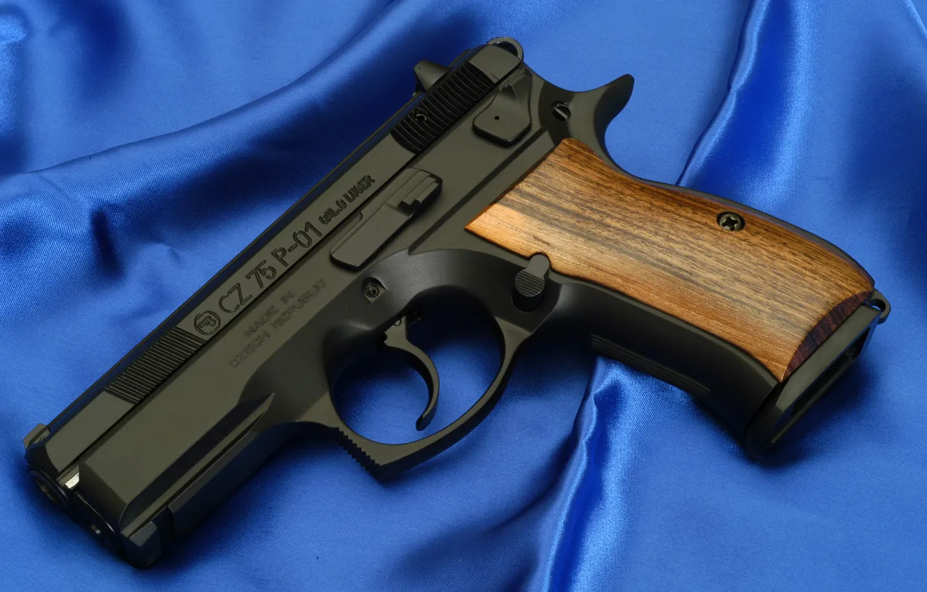 Photo wallpaper Gun, Czech Republic, Gun, 9mm, P-01, P-01, CZ-75, FS-75