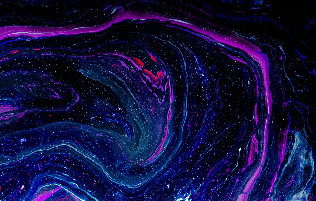 Photo wallpaper paint, Shine, painting