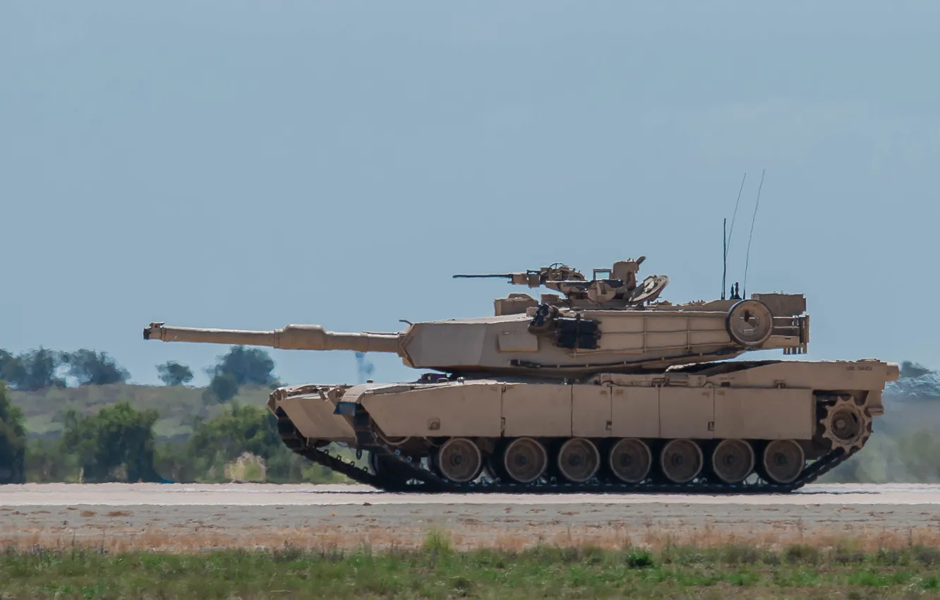 Photo wallpaper tank, M1A1, armor, Abrams, Abrams
