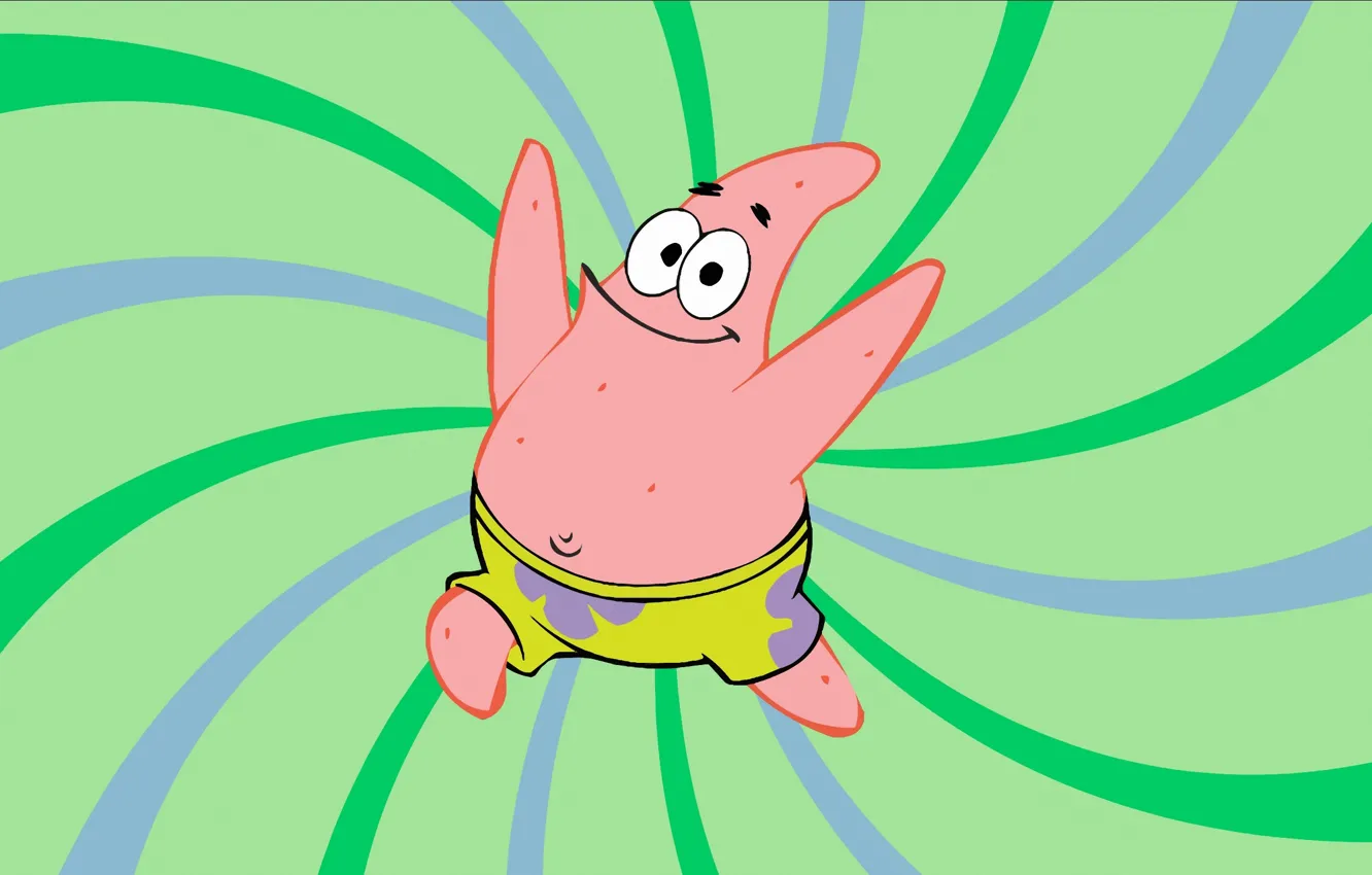 Photo wallpaper cartoon, spongebob, rakhmet95, Patrick, Patrick