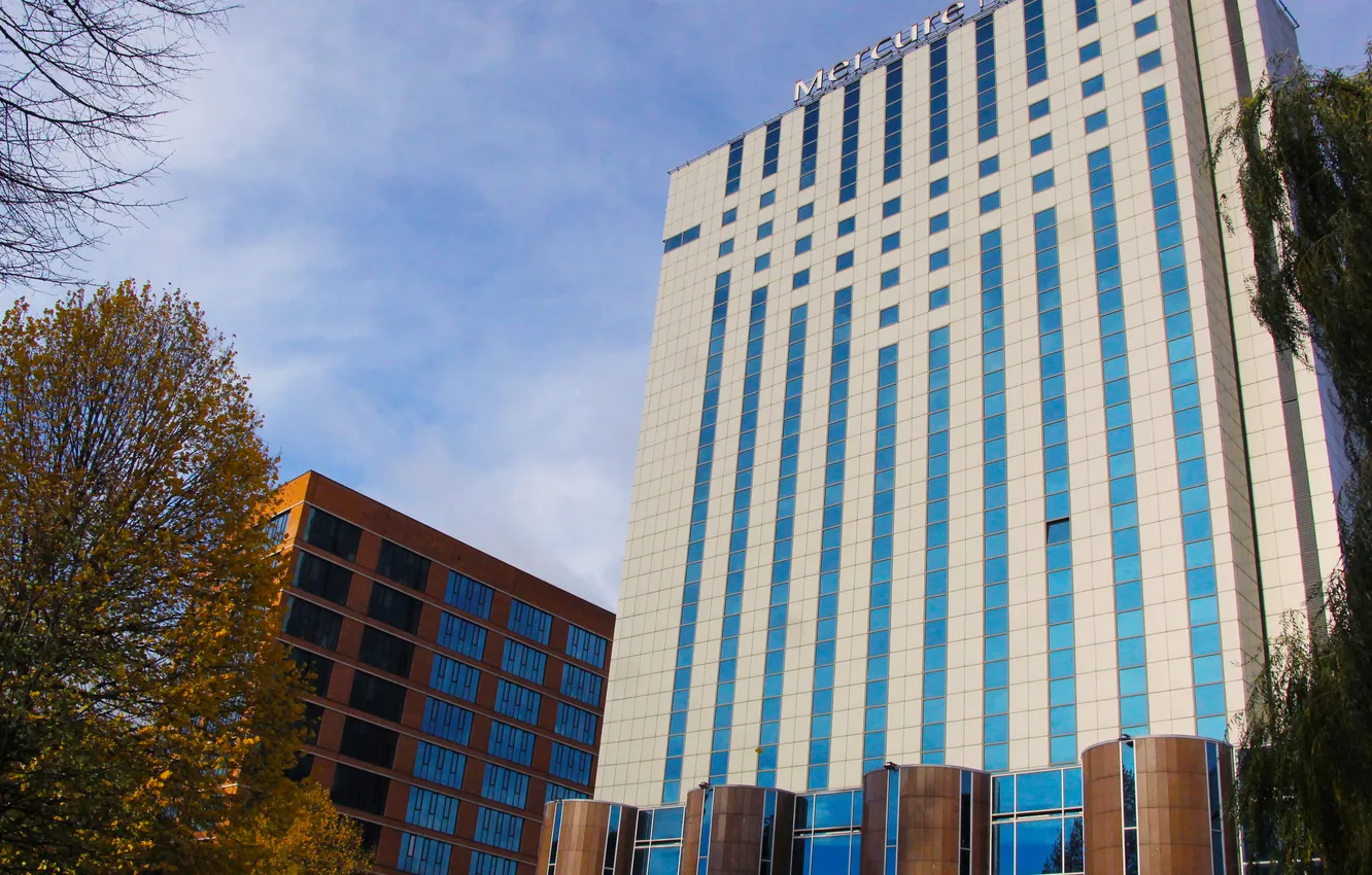 Photo wallpaper city, skyscraper, building