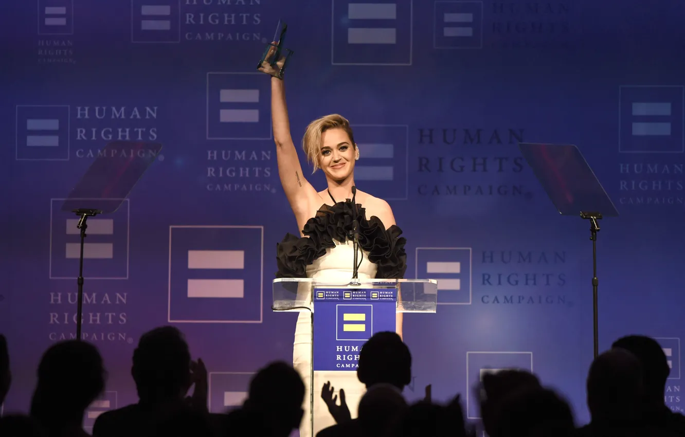 Photo wallpaper actress, Katy Perry, Katy Perry, singer, 2017, Human Rights Campaign