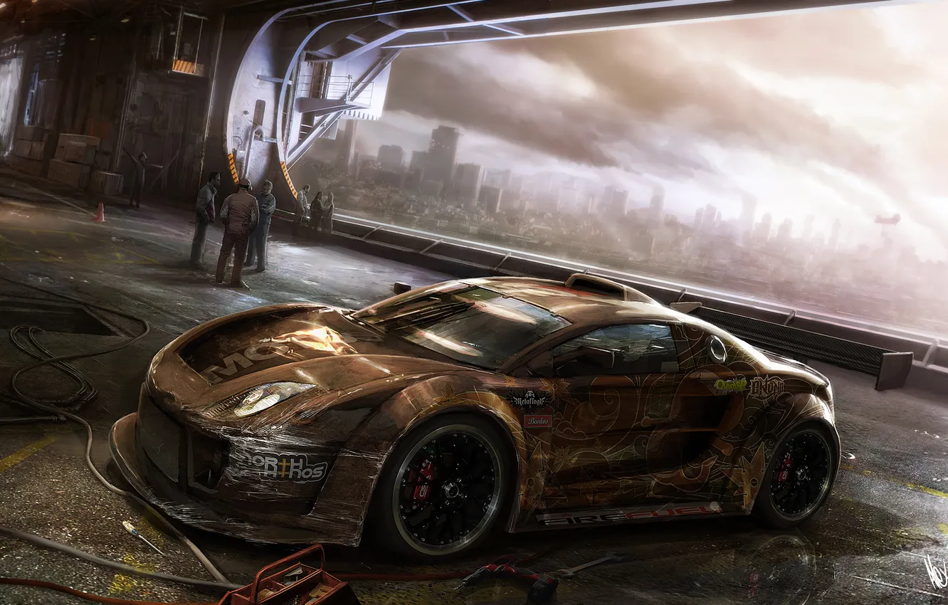 Photo wallpaper apocalypse, MotorStorm, ms a garag