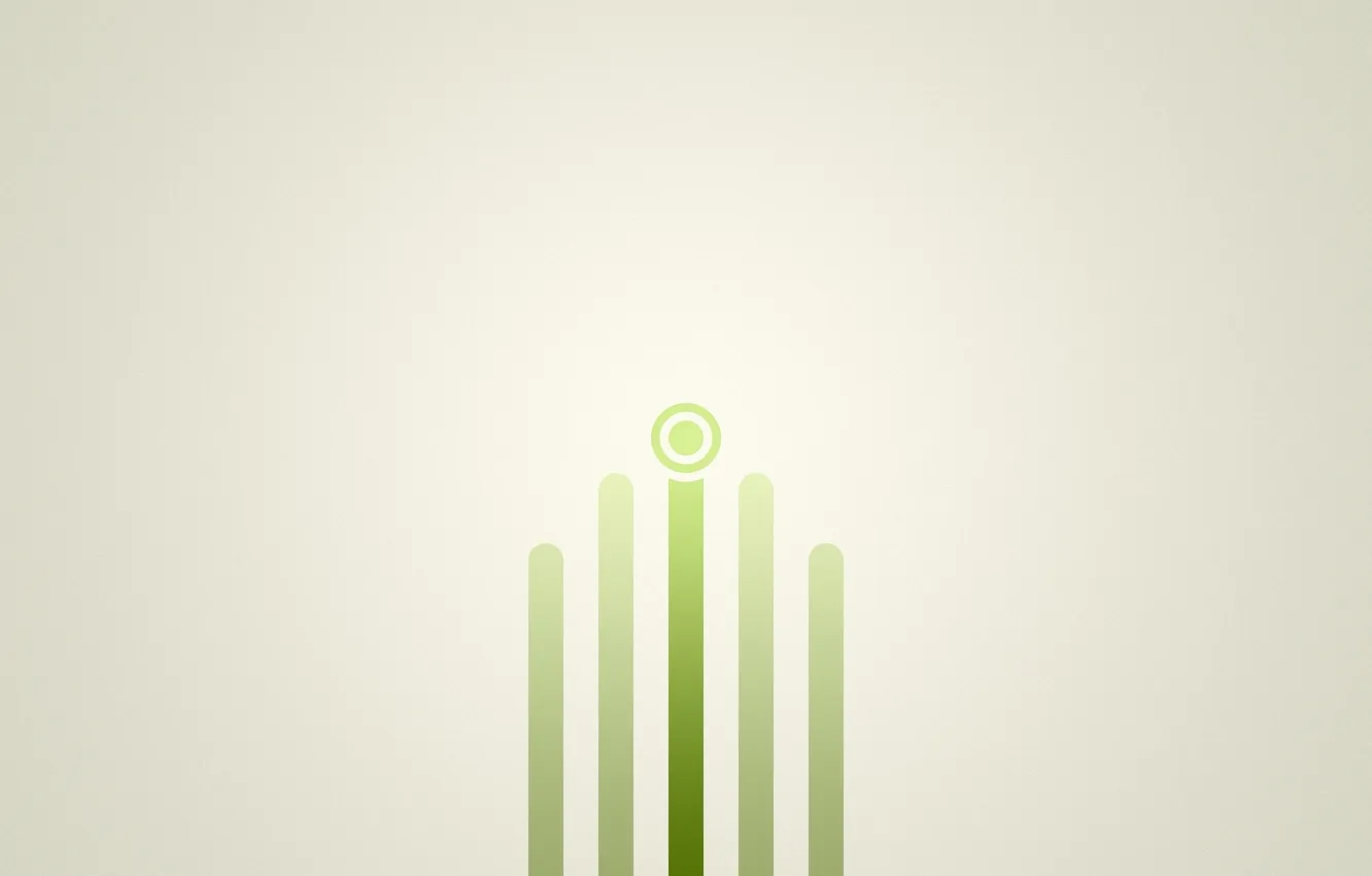 Photo wallpaper line, vertical, circle