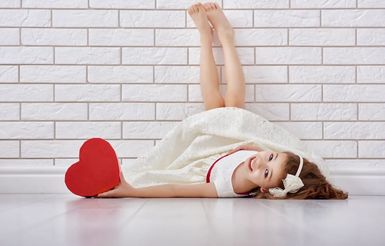 Photo wallpaper love, heart, girl, love, heart, romantic