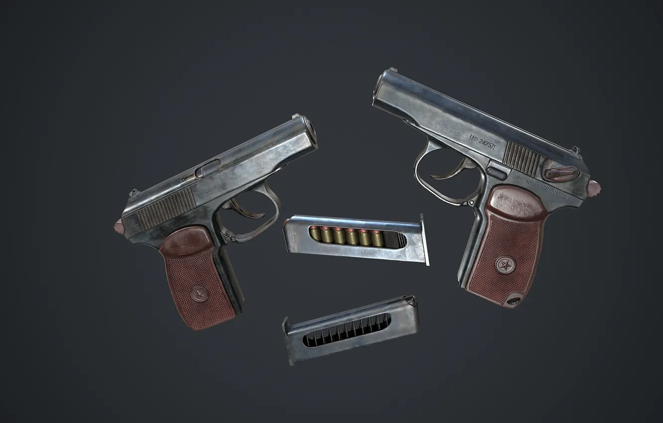 Photo wallpaper Russia, the Makarov pistol
