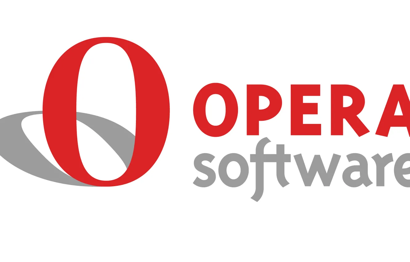 Photo wallpaper Logo, Opera, Hi-Tech, Software