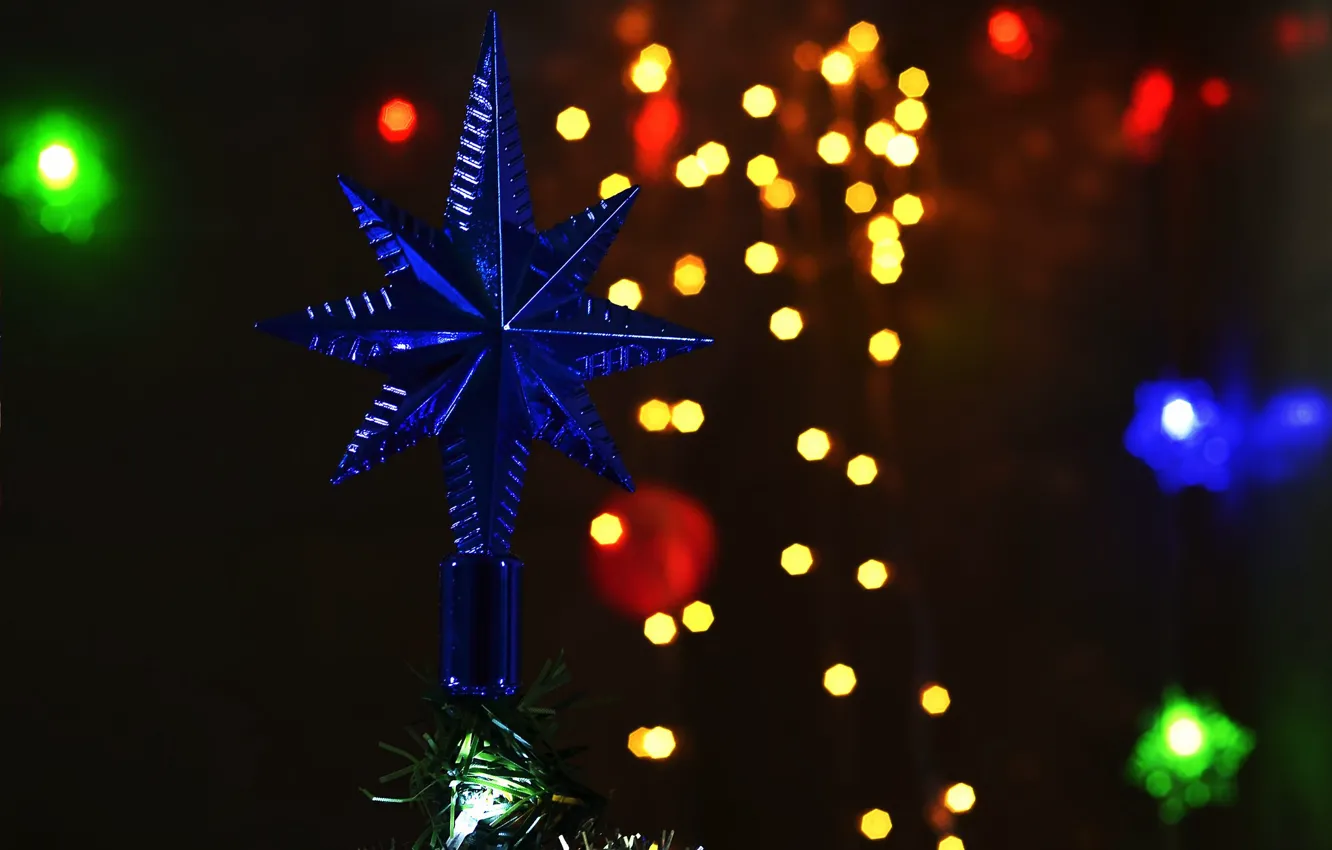 Photo wallpaper background, holiday, new year, asterisk