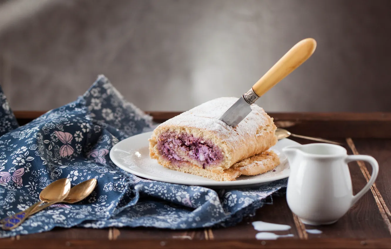 Photo wallpaper pie, dessert, Natasha Breen, cheese, strudel