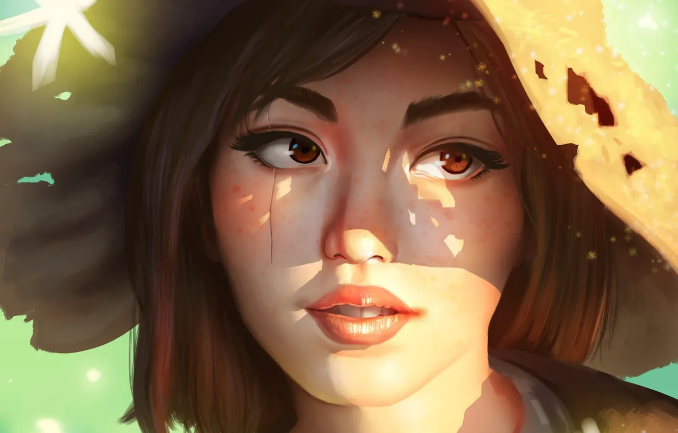 Photo wallpaper girl, hat, items, Alraden Ibno