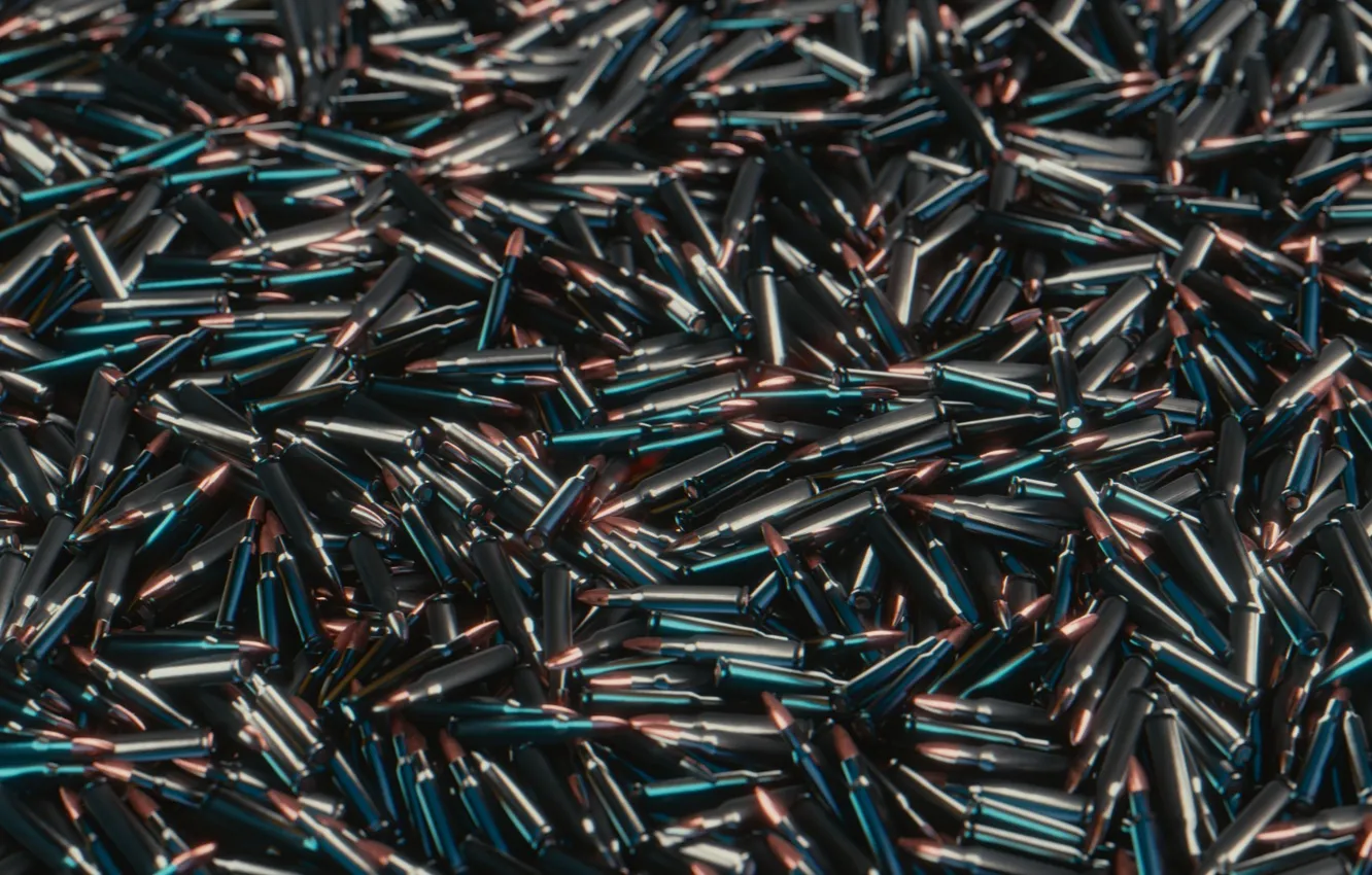 Photo wallpaper rendering, bullets, bullets, cartridges, rendering, bullet, Arseny Lavrukhin, by Arseny Lavrukhin