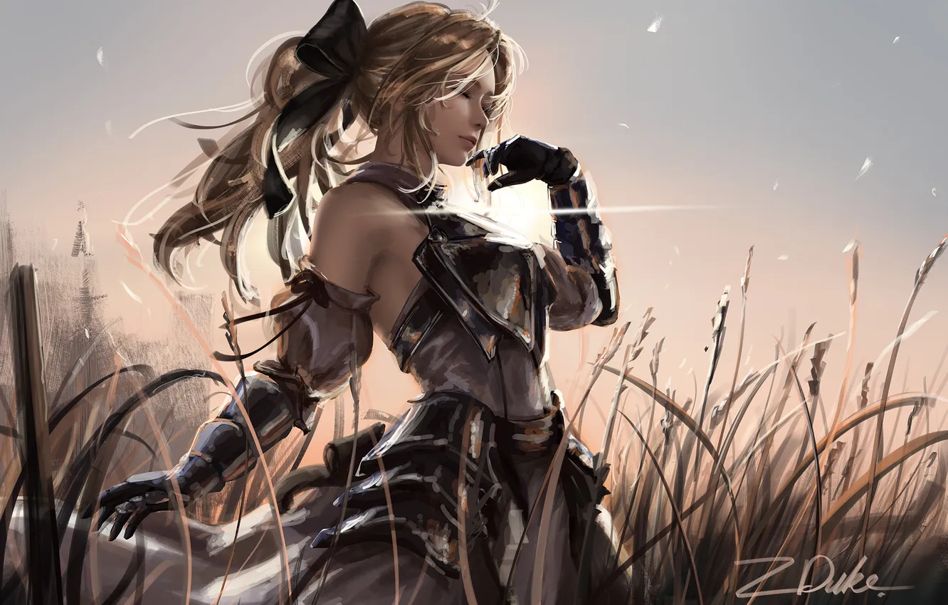 Photo wallpaper girl, ears, saber, Fate / Grand Order, Artoria Pendragon