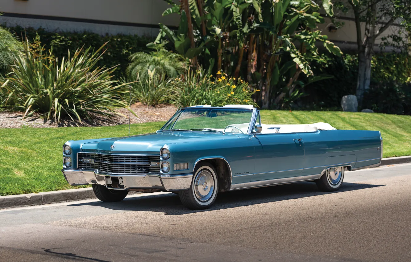 Photo wallpaper Eldorado, Cadillac, 1966, retro cars, Convertible, Fleetwood, Retro Cars, Cadillac Fleetwood Eldorado