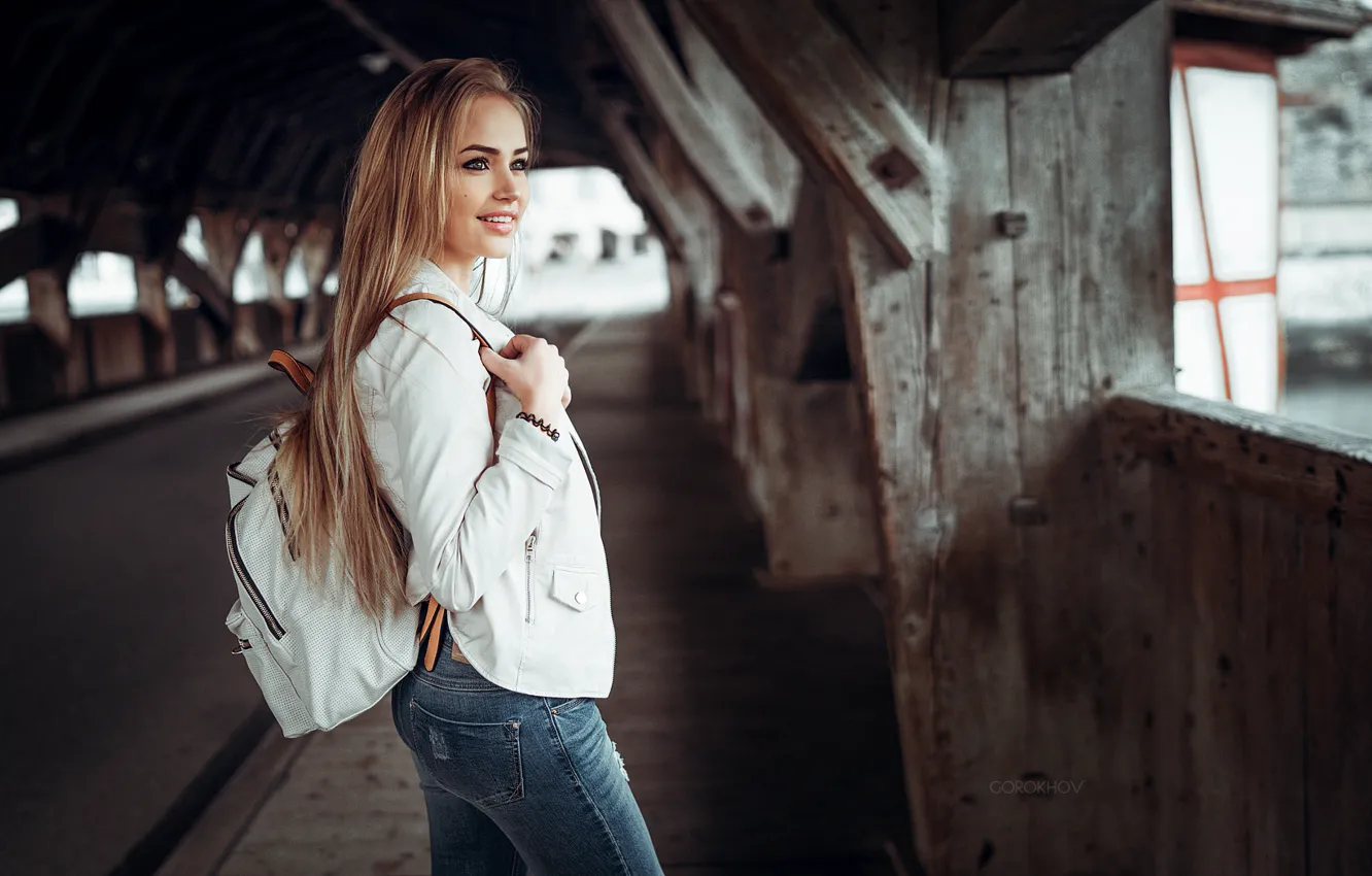 Photo wallpaper girl, view, model, beauty, nice, Zurich, Mary Jane, Wore