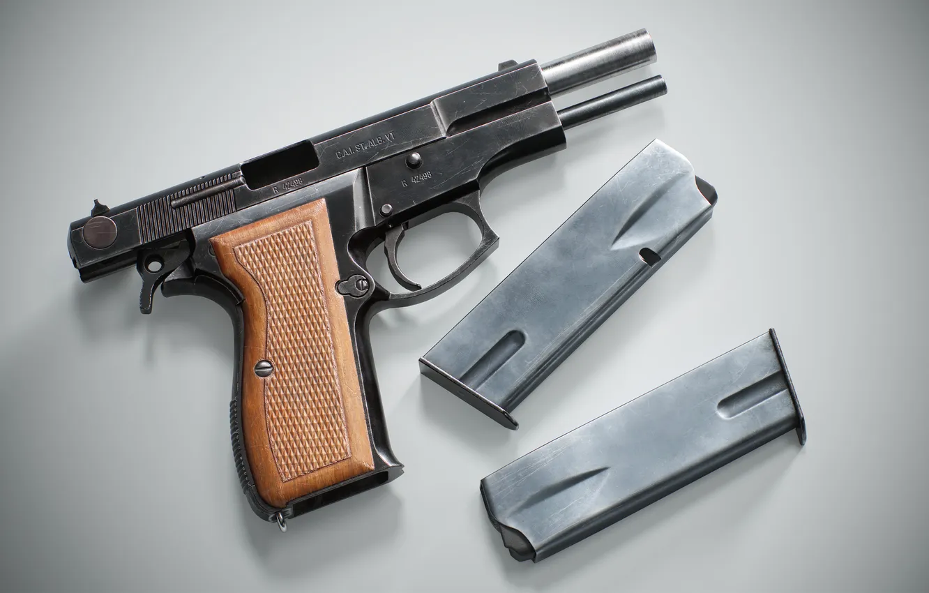 Photo wallpaper Hungary, self-loading pistol, FEG P9RC