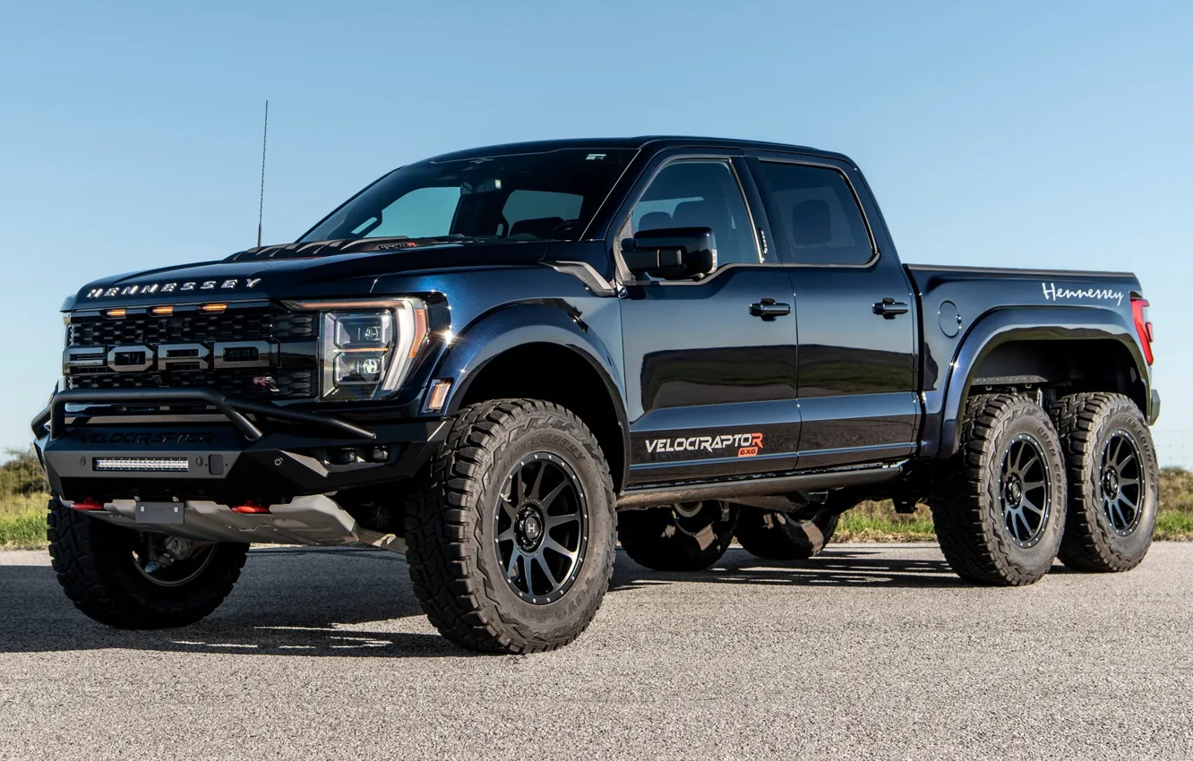 Photo wallpaper Ford, Pickup, Power, Power, exterior, Hennessey, Pickup, 6x6