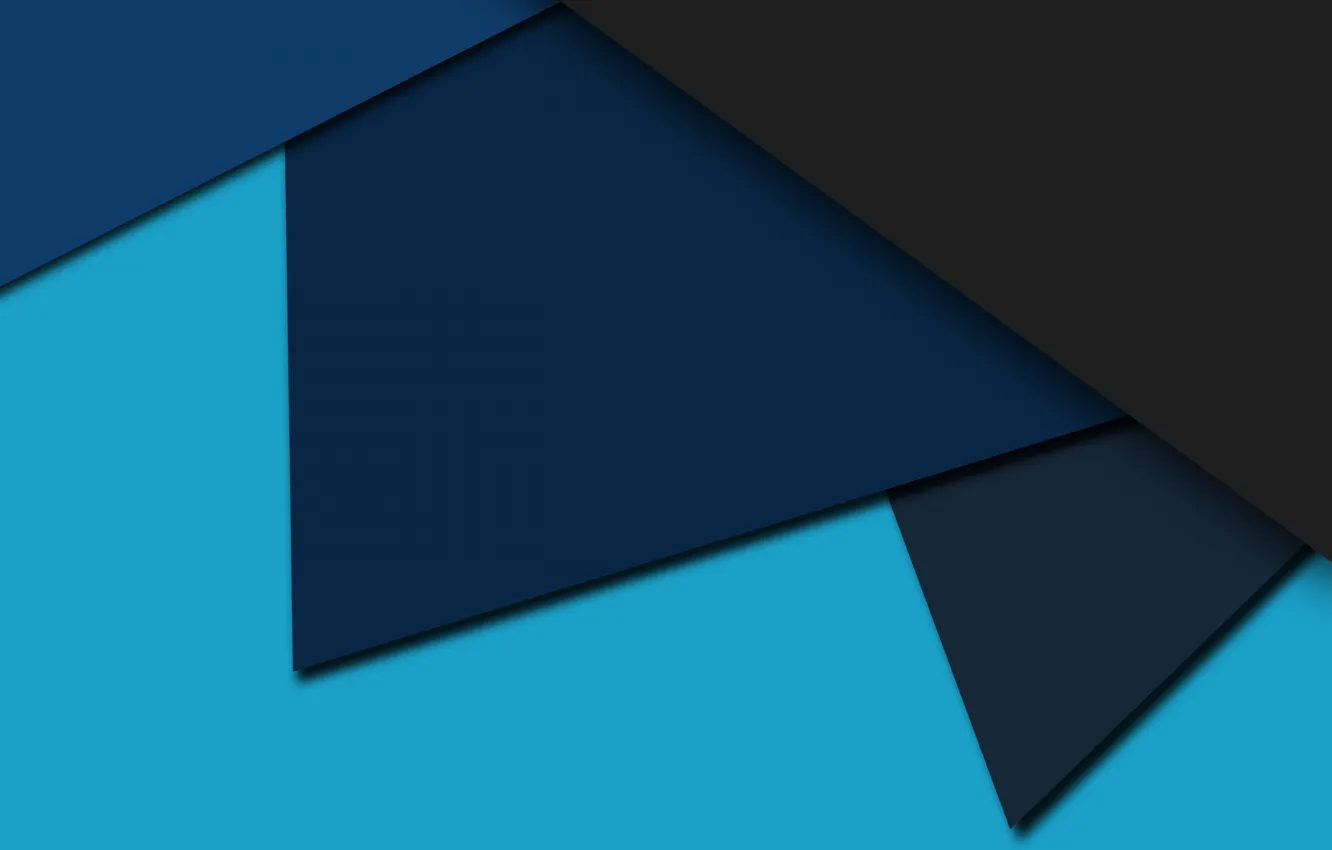Photo wallpaper blue, abstraction, blue, black, colors, geometry