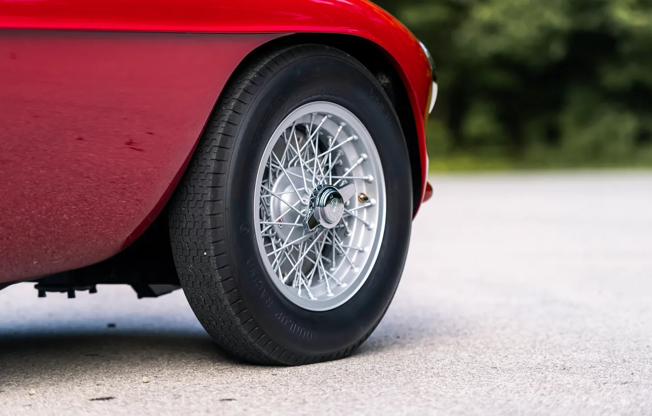 Photo wallpaper Ferrari, 212, wheel, 1951, Ferrari 212 Export Barchetta