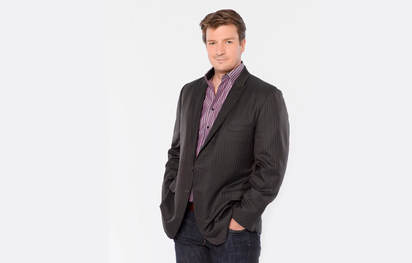 Photo wallpaper Nathan Fillion, castle, Castle