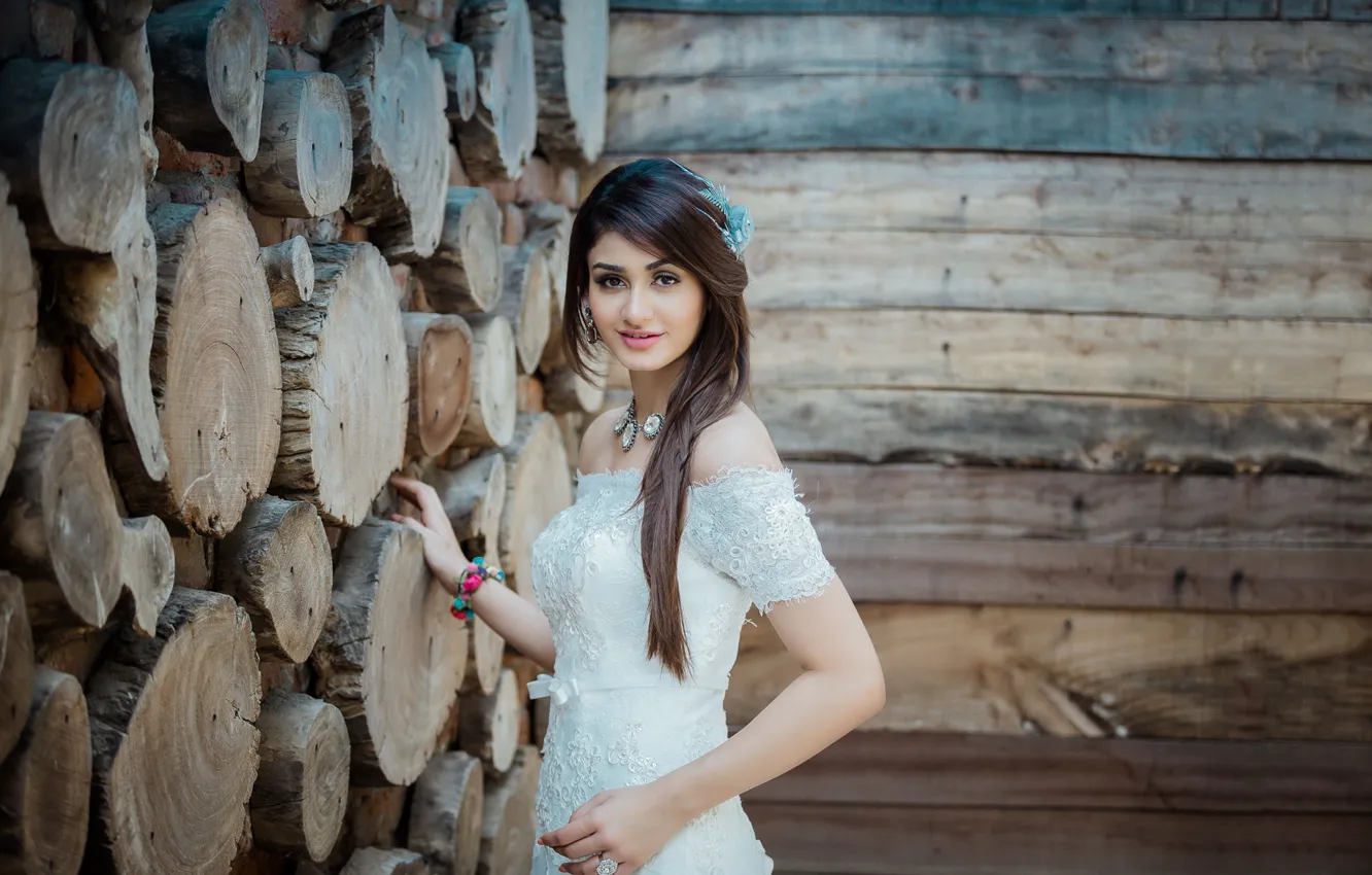 Photo wallpaper girl, hot, sexy, eyes, smile, beautiful, figure, model