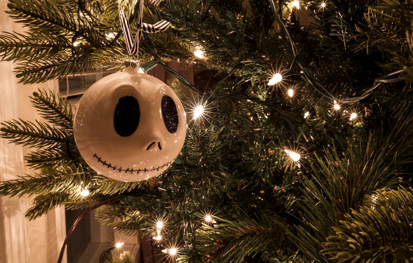 Photo wallpaper toy, tree, new year, holiday, garland