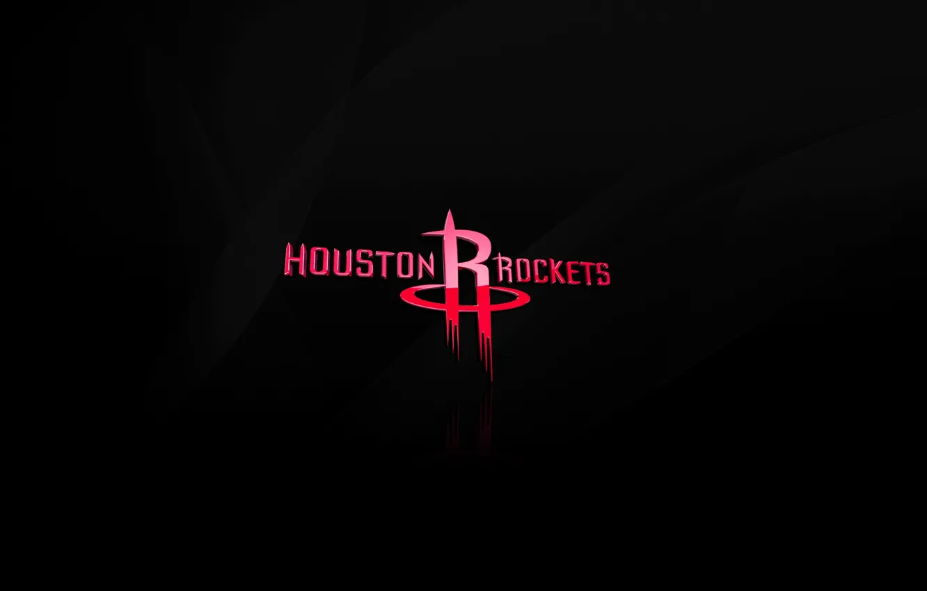 Photo wallpaper Black, Basketball, Background, Logo, Missiles, NBA, Houston Rockets, Houston