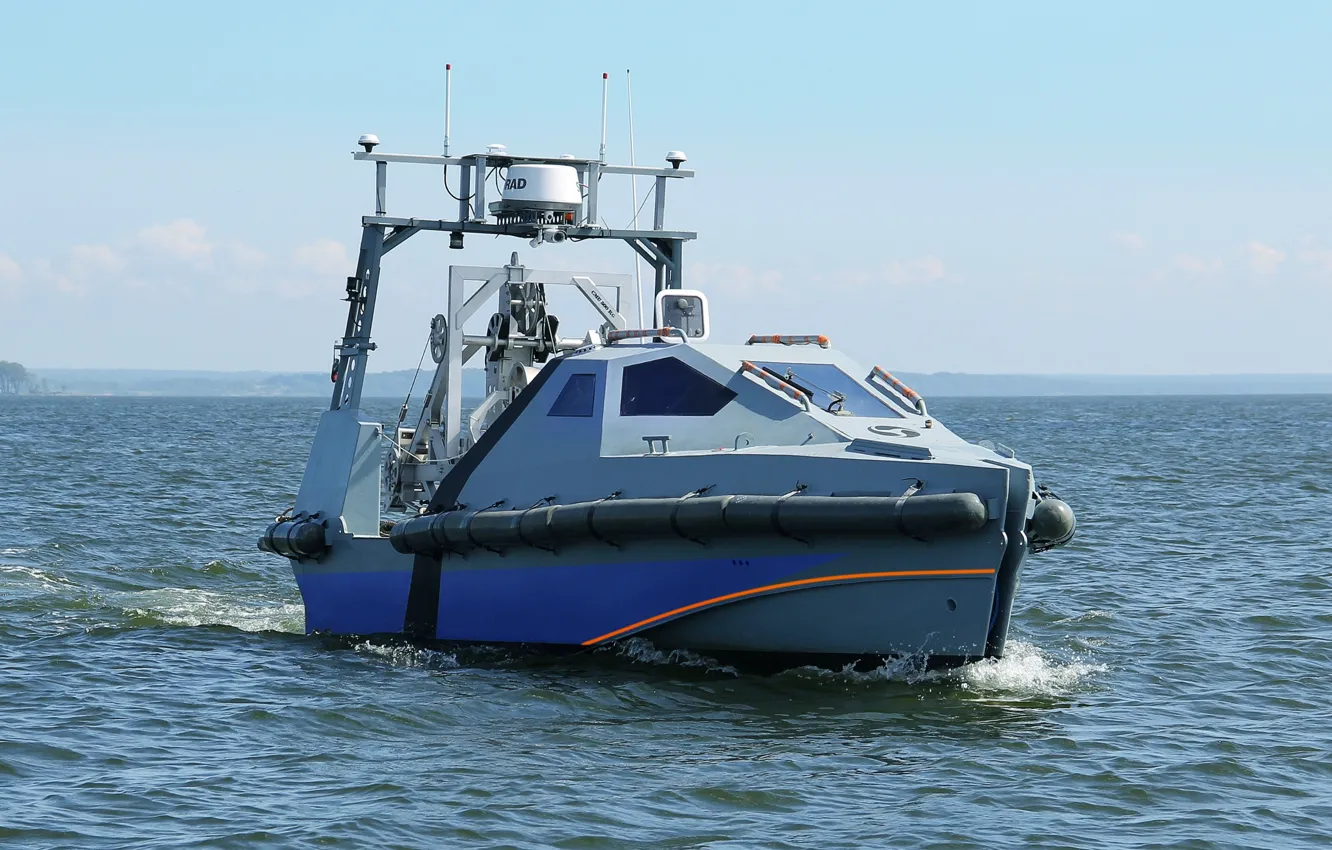 Photo wallpaper sea, boat, purpose, special, On The Go