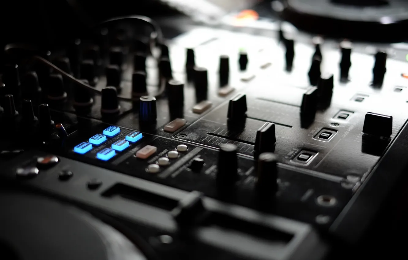 Photo wallpaper music, pioneer, DJ console