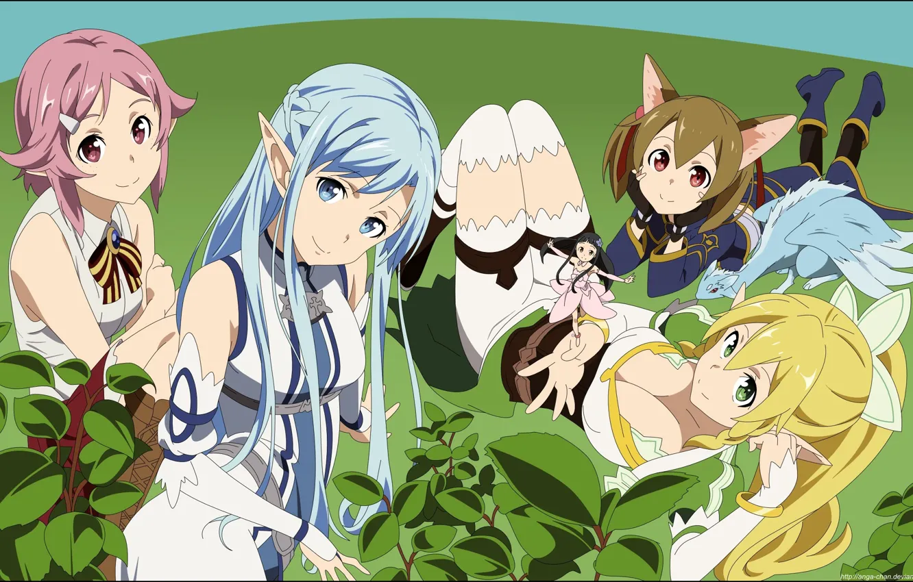 Photo wallpaper game, anime, asian, manga, sword art online, japanese, sao, oriental