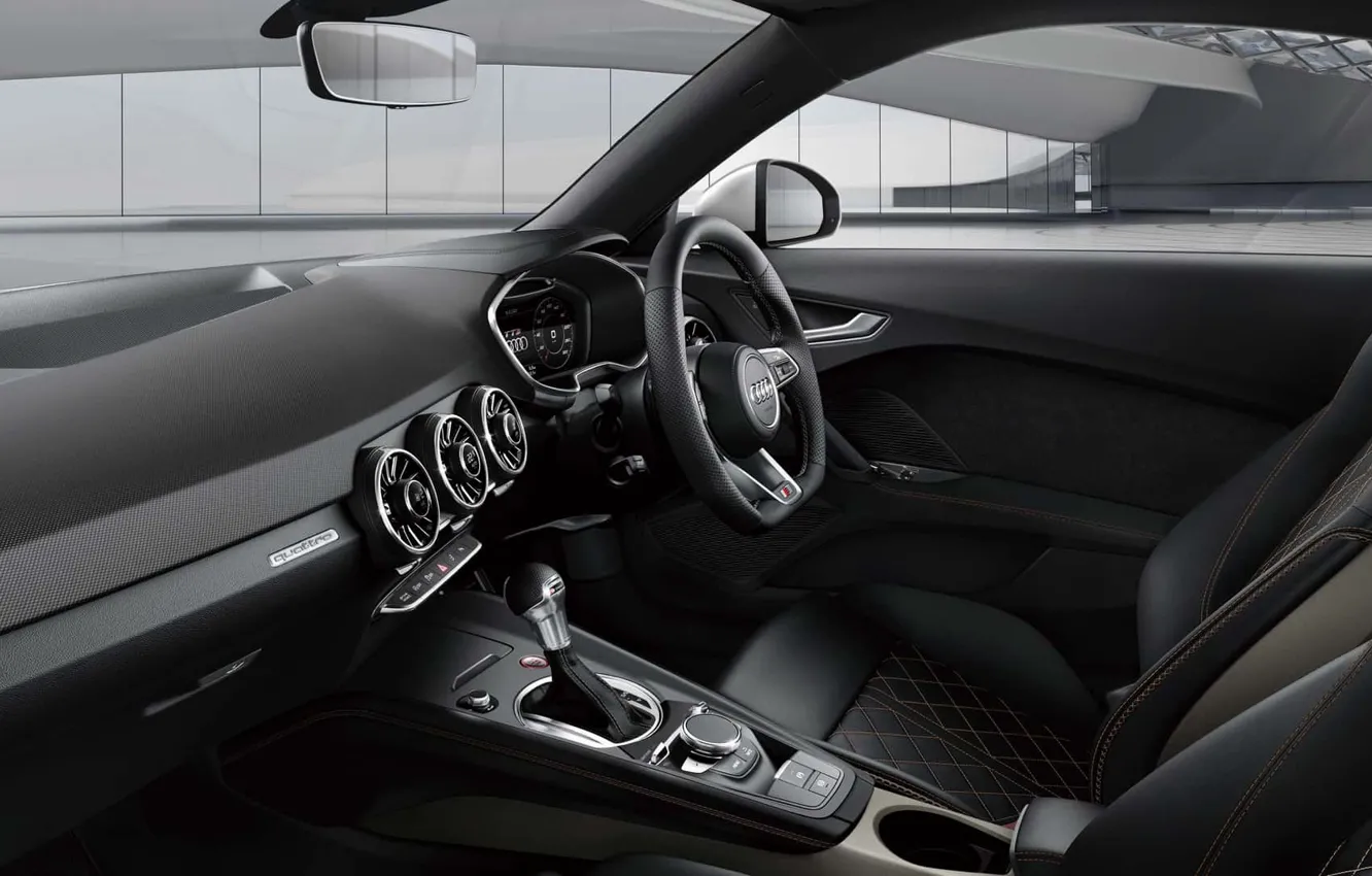 Photo wallpaper Audi, interior, Audi TTS Coupe, 2023, for Japan, Audi TTS Coupe Memorial Edition, Memorial Edition