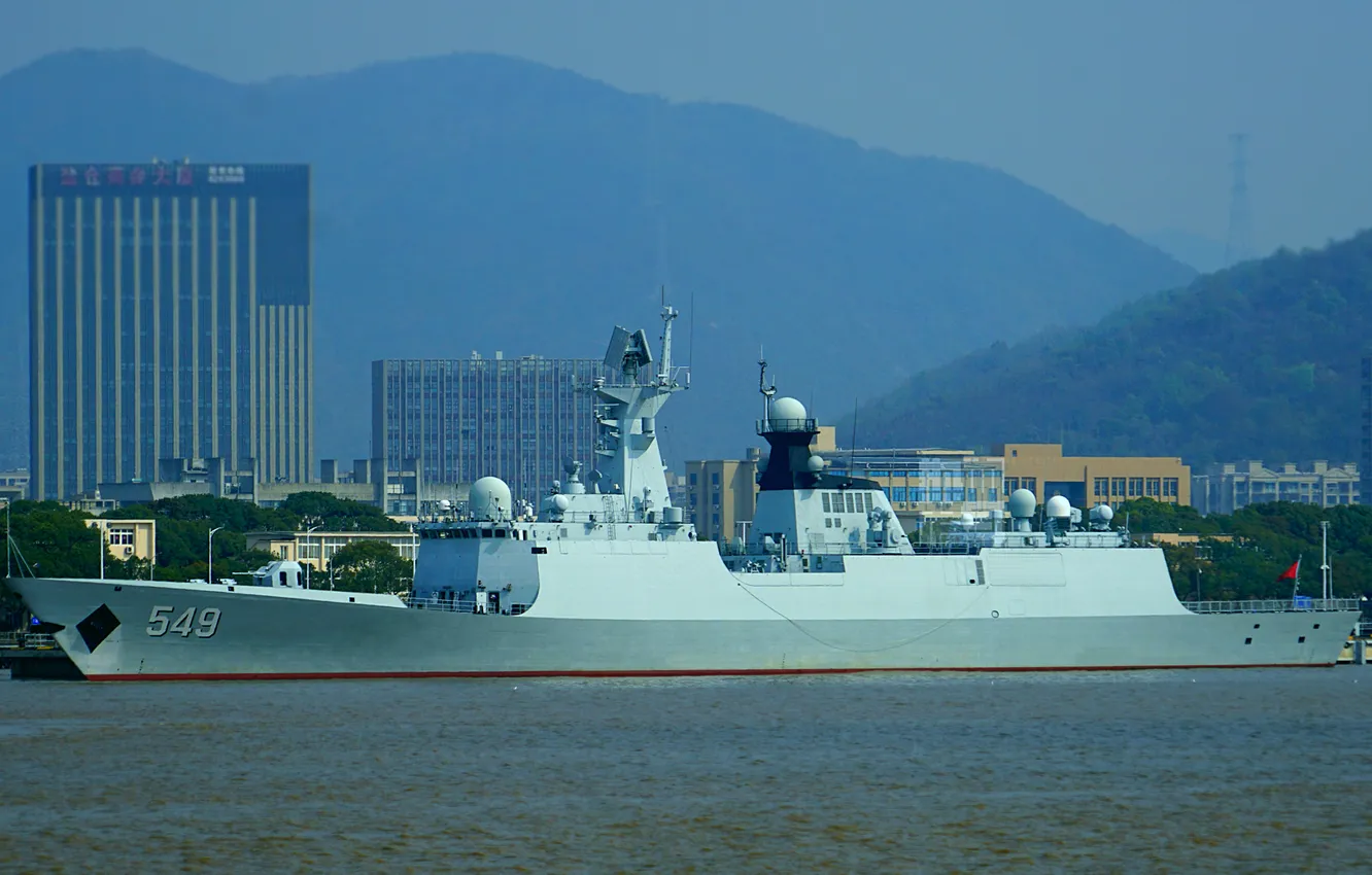 Photo wallpaper base, China, frigate, Chahgzhou