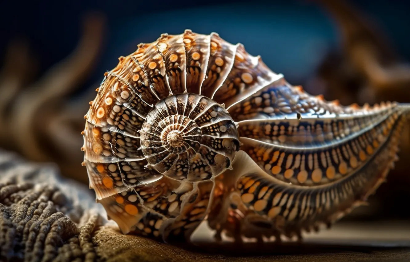 Photo wallpaper sink, shell, shellfish, digital art, AI art, The Art of Artificial Intelligence, neural network