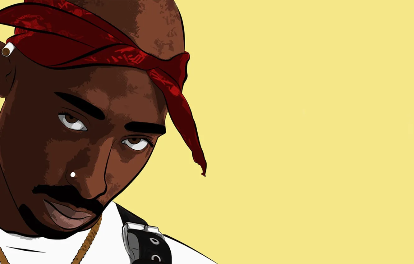 Photo wallpaper 2Pac, rap, shakur, tupak, makaveli