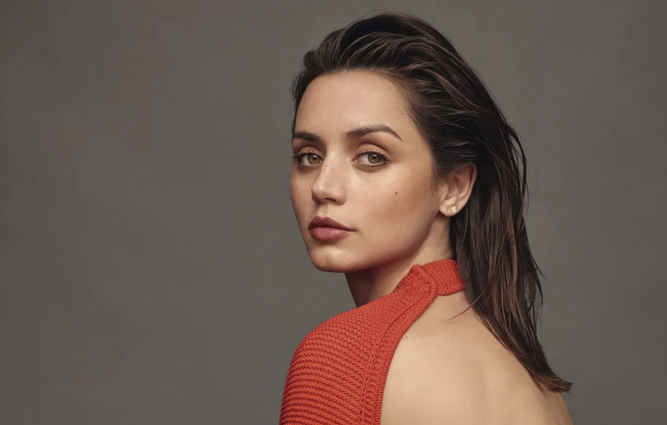 Photo wallpaper look, portrait, actress, brunette, beauty, Ana de Armas, Ana de Armas