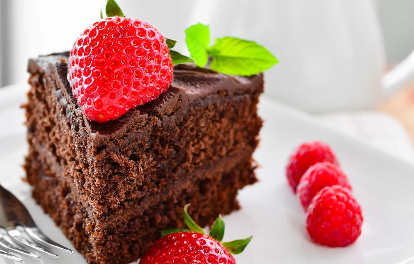 Photo wallpaper cake, cake, cake, dessert, cakes, sweet, chocolate, sweet