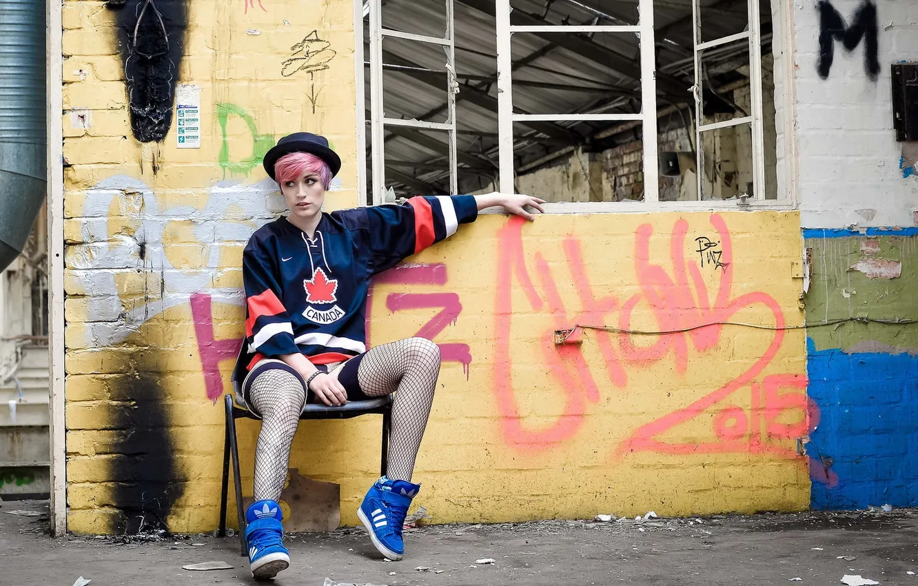 Photo wallpaper girl, pose, background, Freya