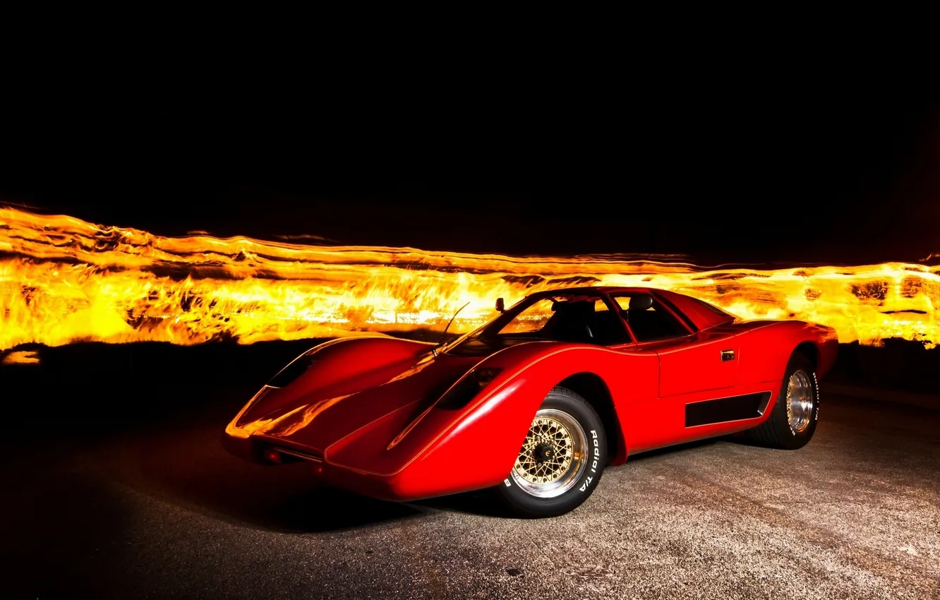 Photo wallpaper lights, McLaren, Manta Montage