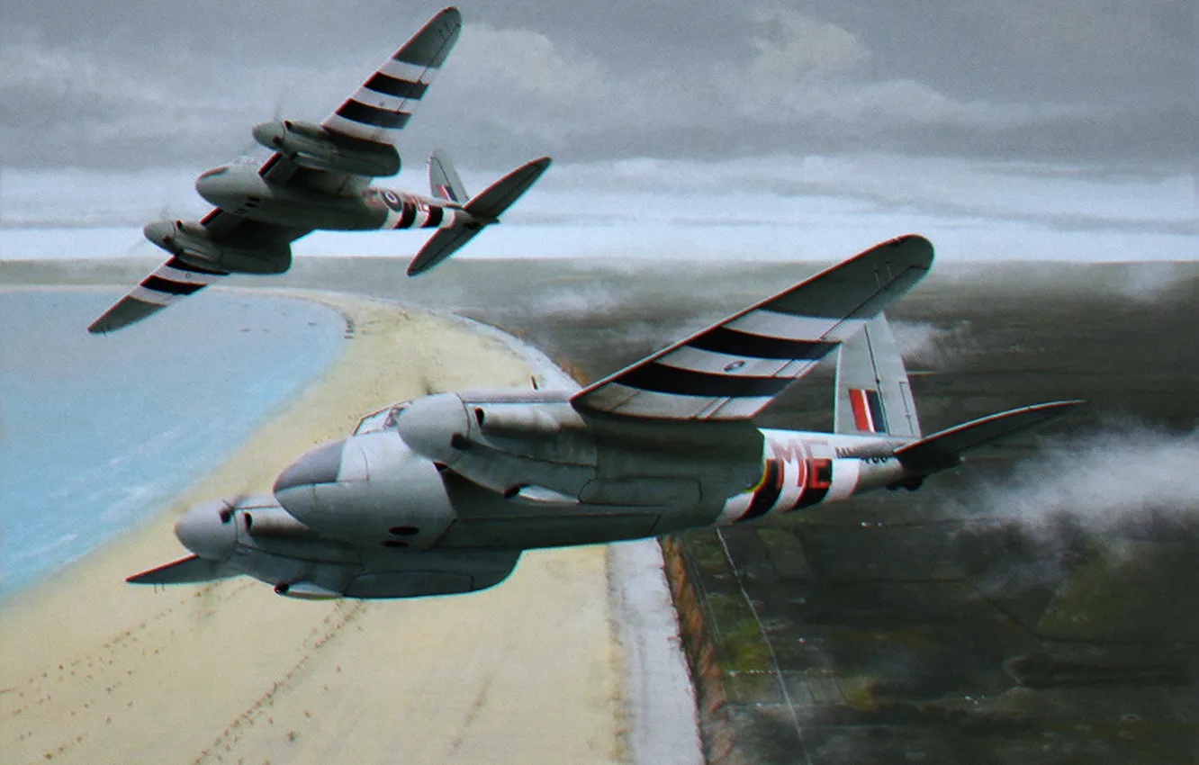 Photo wallpaper aircraft, war, airplane, aviation, dogfight, mosquitos