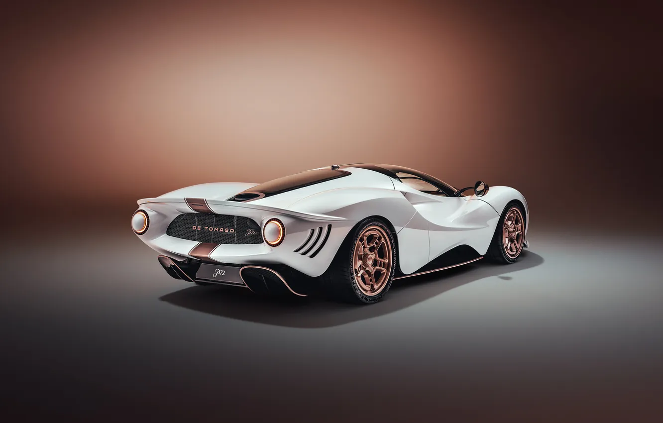 Photo wallpaper supercar, Supercar, De Tomaso, the only instance, 2025, De Tomaso P72, The only instance