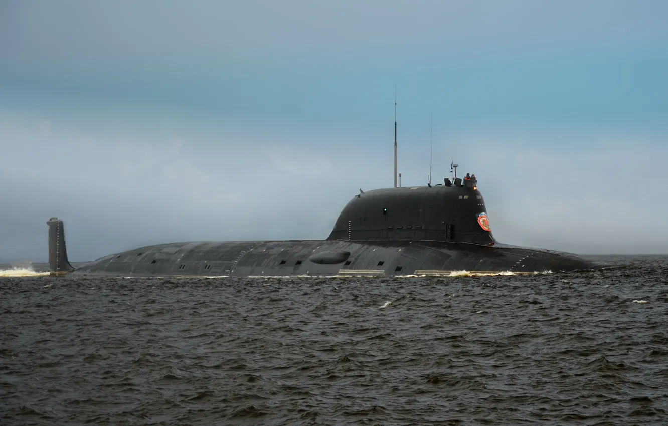 Photo wallpaper submarine, the project 885, cipher Ash