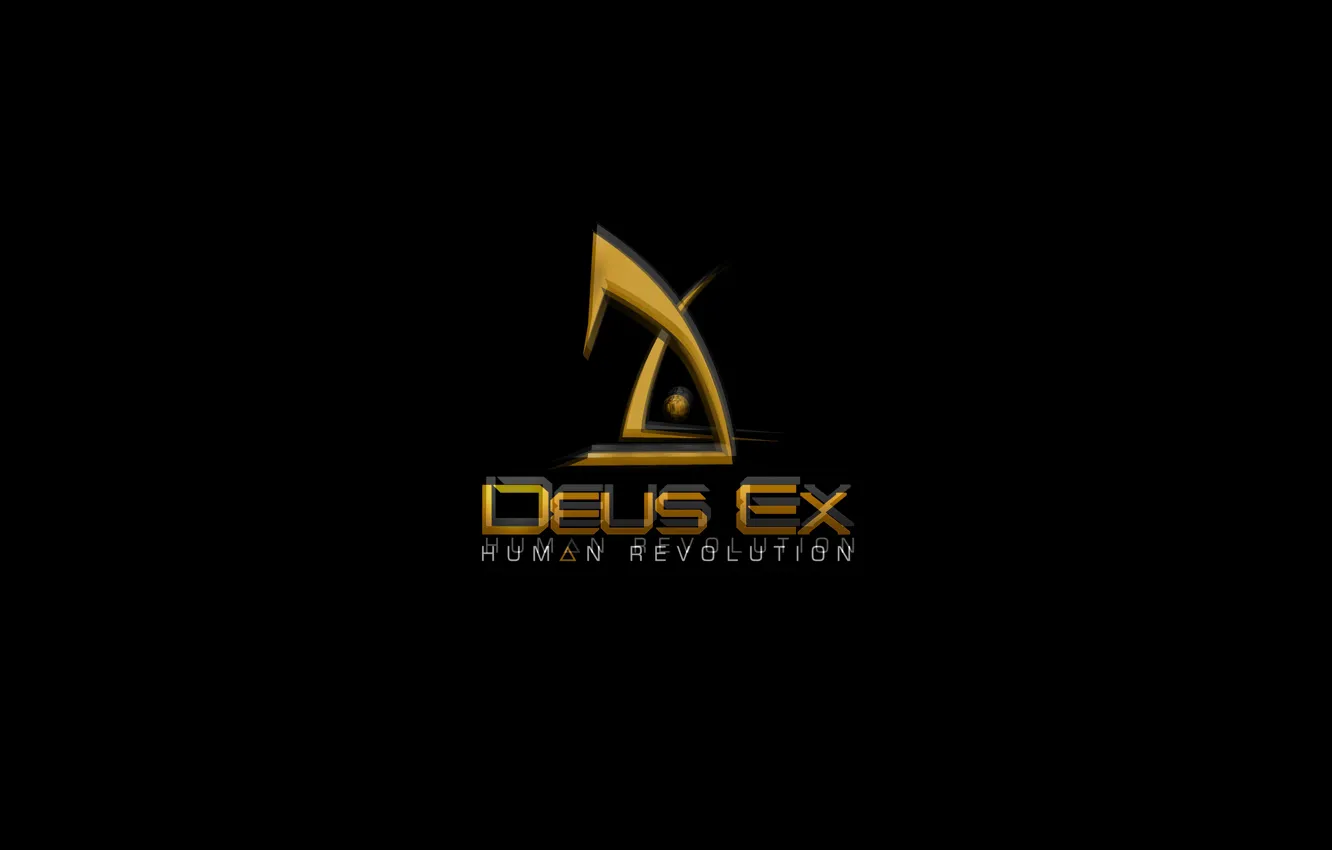 Photo wallpaper logo, Deus Ex: Human Revolution, Deus Ex, Human Revolution