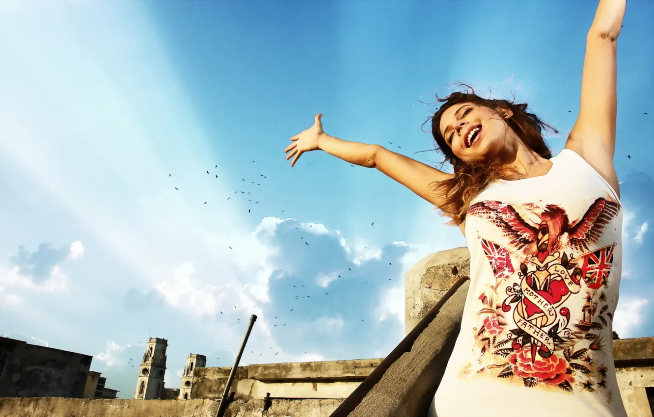 Photo wallpaper freedom, mood, Nati Lemaitre