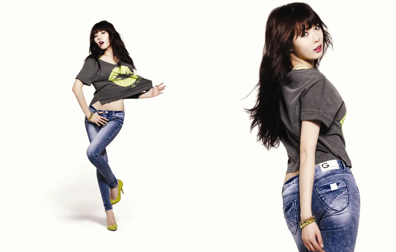 Photo wallpaper girl, music, Asian, South Korea, Kpop, Hyuna