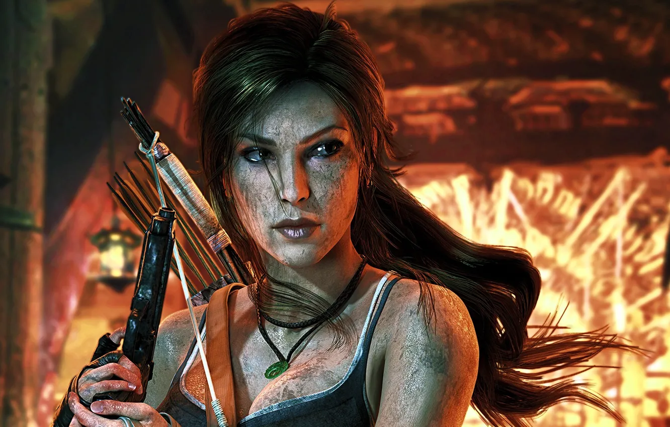 Photo wallpaper Lara Croft, Tomb Raider, Tom Raider