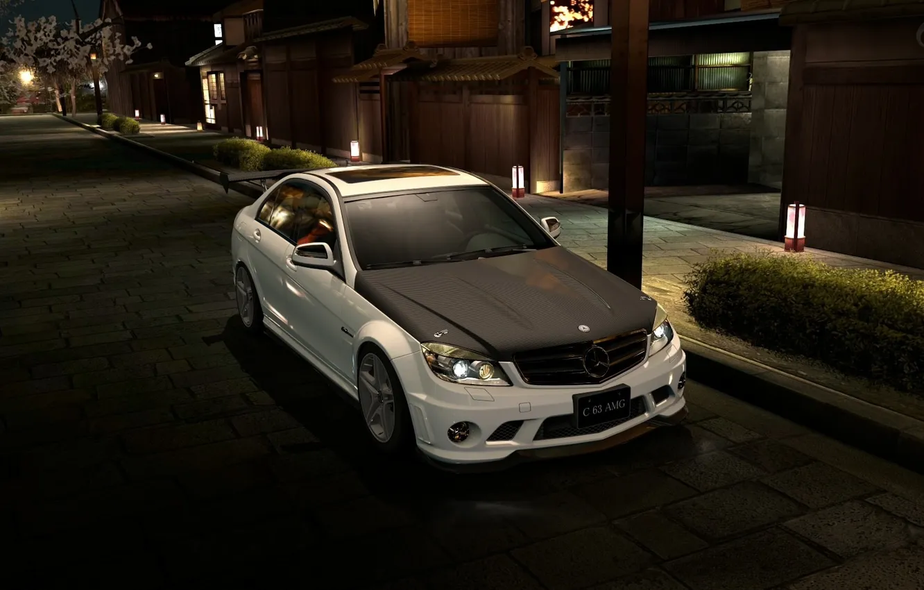 Photo wallpaper Mercedes, carbon, AMG, E63