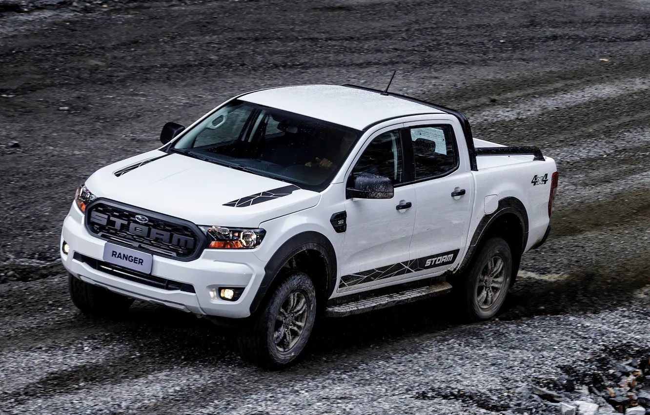 Photo wallpaper Ford, pickup, Storm, Ranger, 2020, in a career